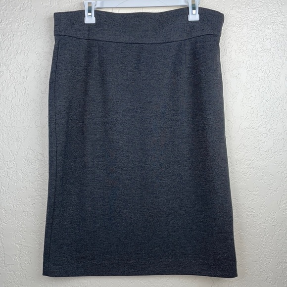 Grace grey midi skirt - Picture 1 of 5